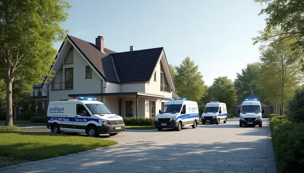 Polizeigroßeinsatz in Baden-Württemberg: Vater verschanzt sich mit Kindern nach Jugendamteinsatz
